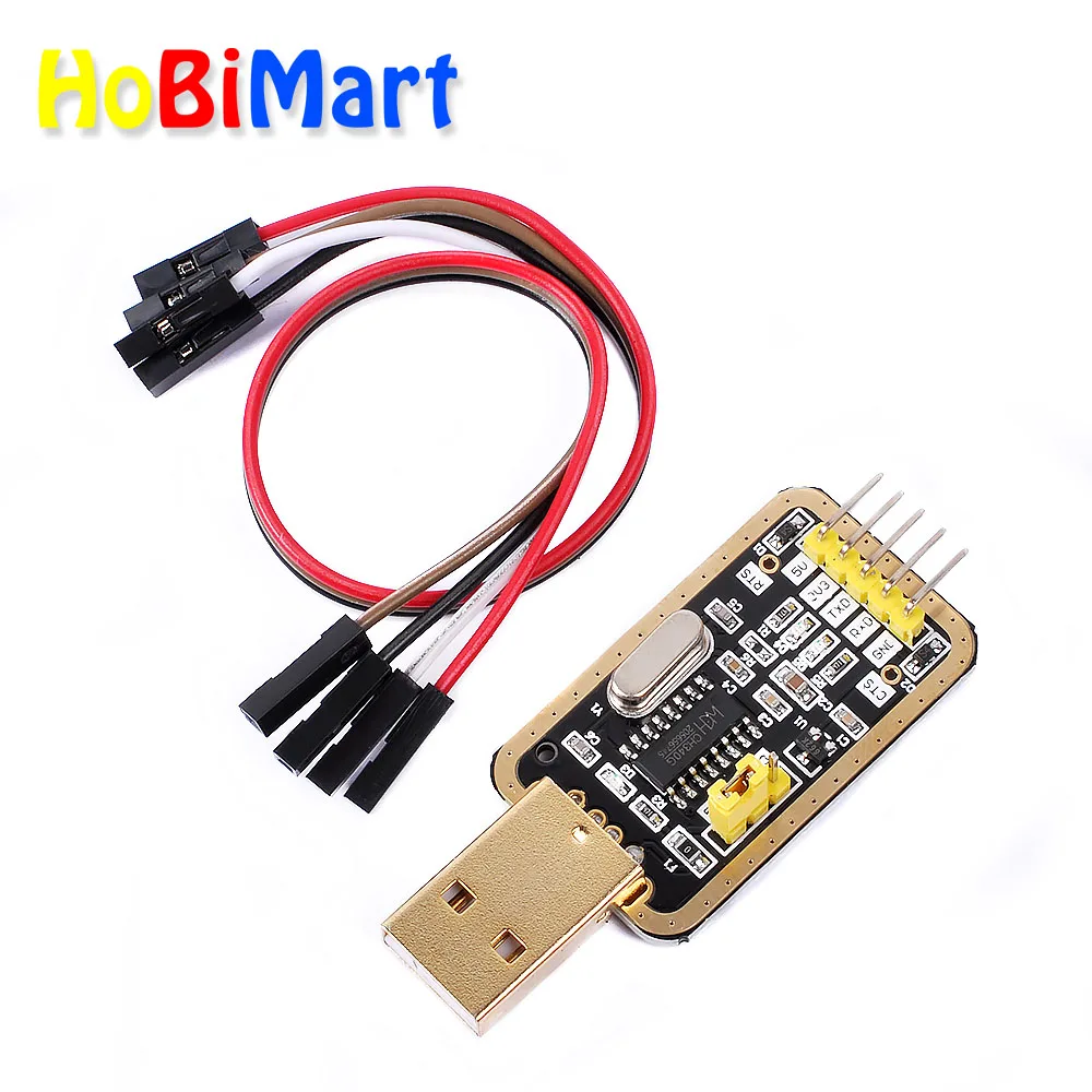 1set CH340G RS232 Update USB To TTL Converter Module UART Serial Port UFS-HWK STC Dowanloader Programmer Brush Small Plates | Электронные