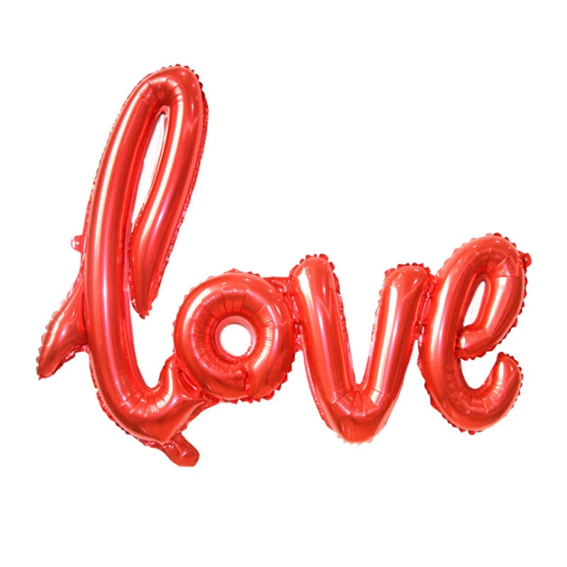 Фольгированный шар с надписью LOVE 1 шт. 108x46 см|Воздушные шары и аксессуары| |