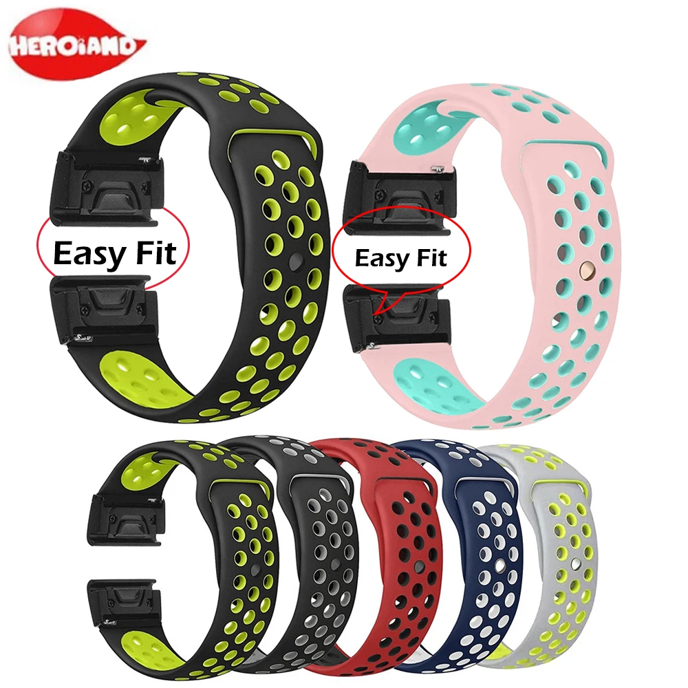 Быстро легко подходит ремешок для наручных часов Garmin Forerunner 935/945/45/45 S смарт Fenix 5/5