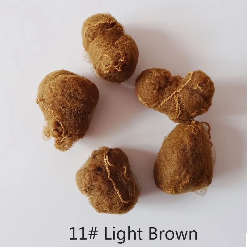 Нейлоновые сетки для волос эластичные черного светлого и белого цветов