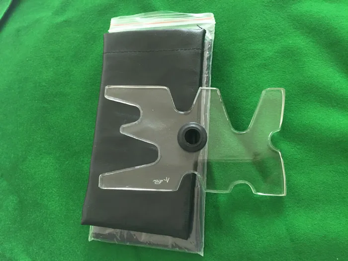 Прозрачный акриловый бильярдный кий направляющий PMMA tv Ball выделенный круглый для бильярда и снукера тренировочные инструменты - Цвет: Transparent Spider
