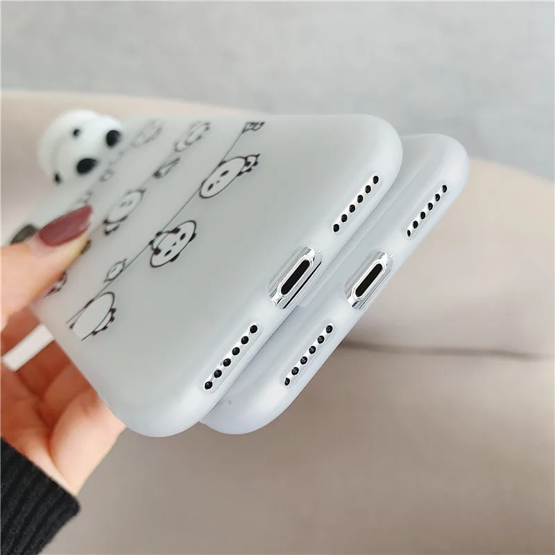3D мультфильм пухленькие Китай панда Медведь телефон чехол для iPhone 6 6S 7 8 Plus X XS MAX XR