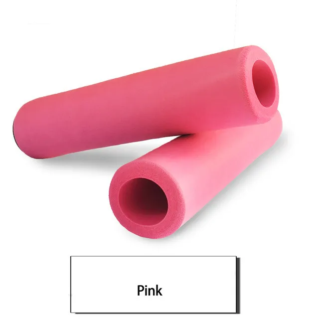 PINK Ухваты силиконовый Материал велосипед Girps MTB руль противоскользящие велосипедные Грипсы для BMX велосипеда крышка ручки для велосипедного руля ручки - Цвет: PINK