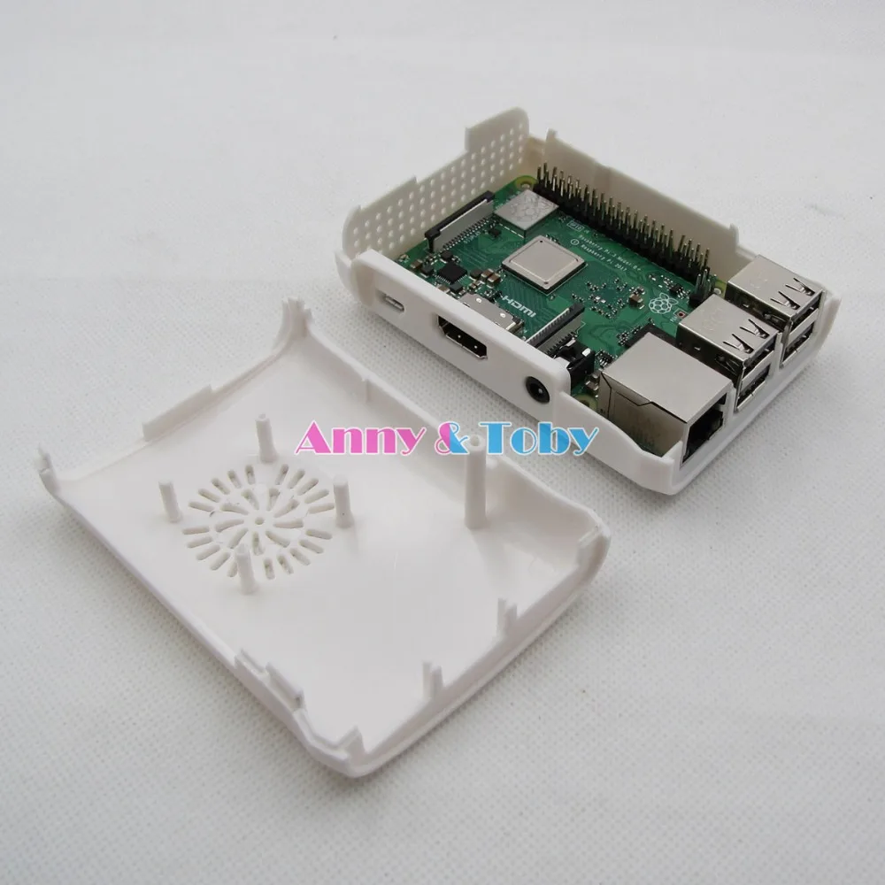Модель B42: Raspberry PI 3B + plus B Белый Корпус Корпуса корпуса корпус из АБС-пластика для Ras