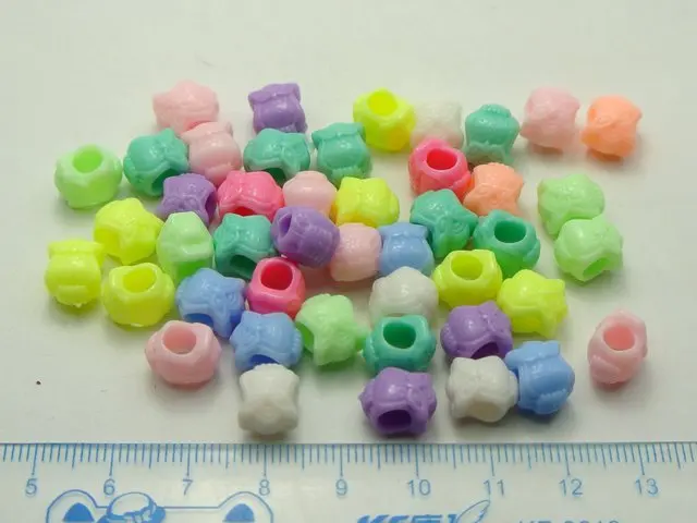 200 разноцветные акриловые милая сова пони бусины для детей Kandi Craft | Украшения и
