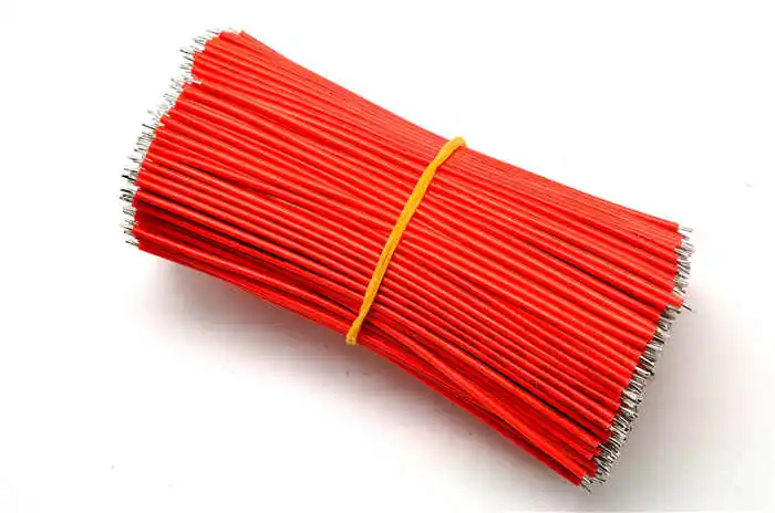 1000 шт./лот Длина: 100 мм UL1007 AWG22 # разъем провода кабель красный/черный выбор цвета |