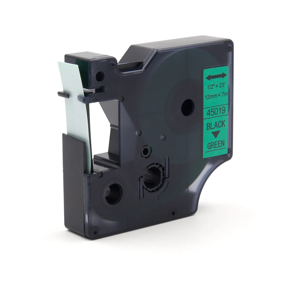 Absinic 6 шт 12 мм 45013 45010 45016 45017 45018 совместимый с DYMO D1 принтер кассета для Dymo LabelManager 160