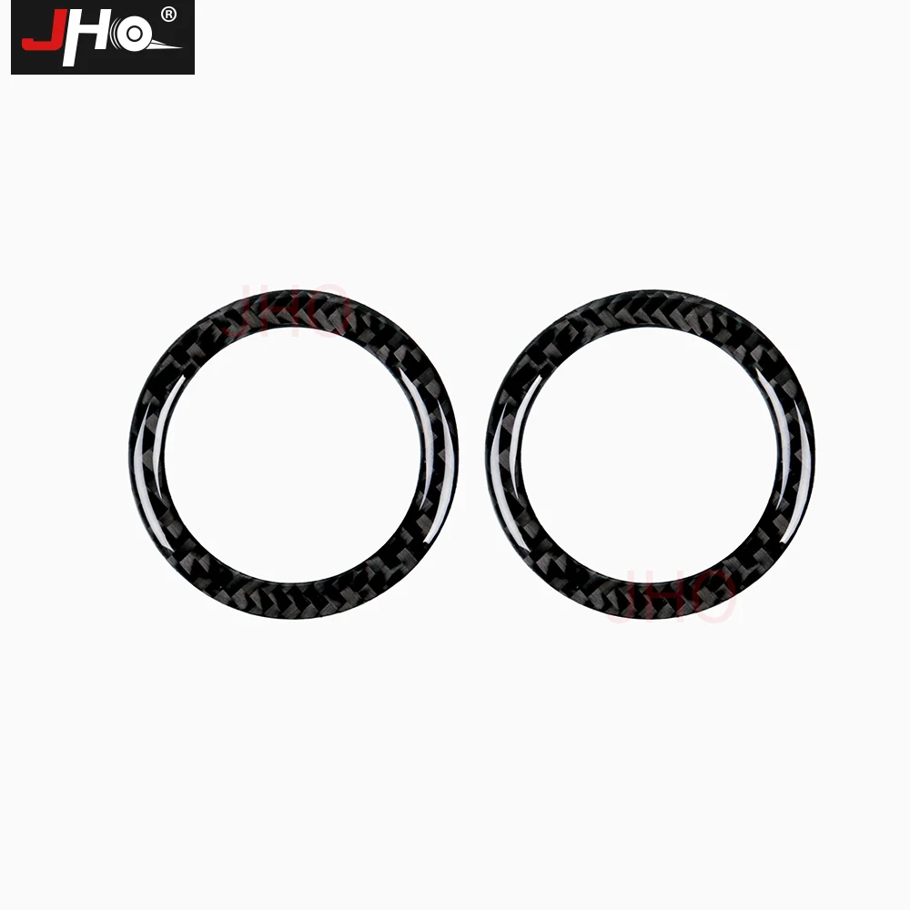 For Front Speaker JHO накладка из углеродного волокна для Jeep Grand Cherokee- 15 16 17 переключатель держатель стакана воды навигационная панель автомобильные аксессуары - Название цвета: For Front Speaker