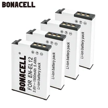 Bonacell EN EL12 батареи для Nikon Coolpix S9900 S9700 S9100 S8000 AW120 AW130 S6000 S6100 S6300