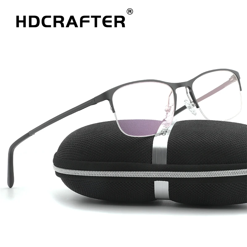 HDCRAFTER высокое качество алюминиево-магниевые очки оправа для мужчин оптические по