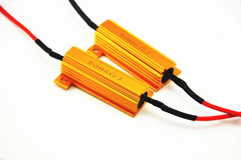 2 шт. спрятанные светодиодные индикаторы поворота 50 Вт 6 Ом | Фары в сборе