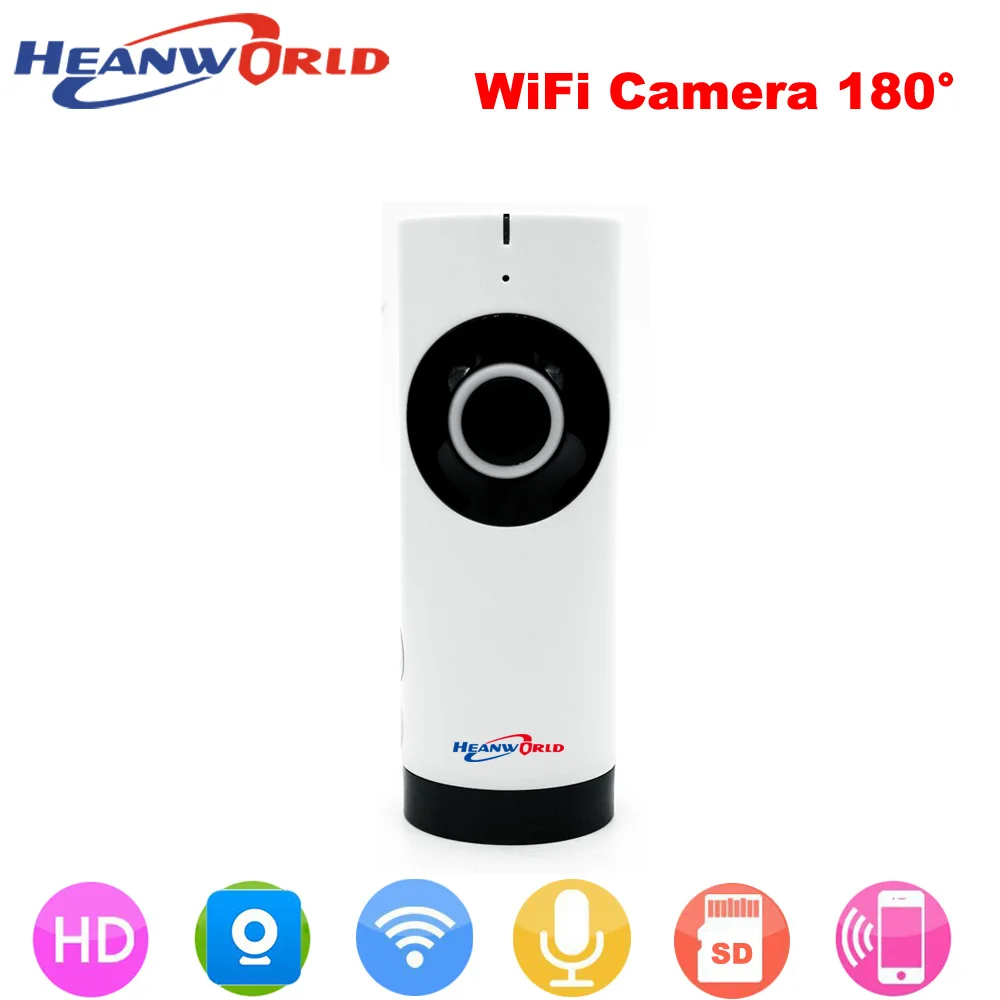Панорамная IP камера Heanworld 180 градусов рыбий глаз 720P ночное видение|camera blimp|camera