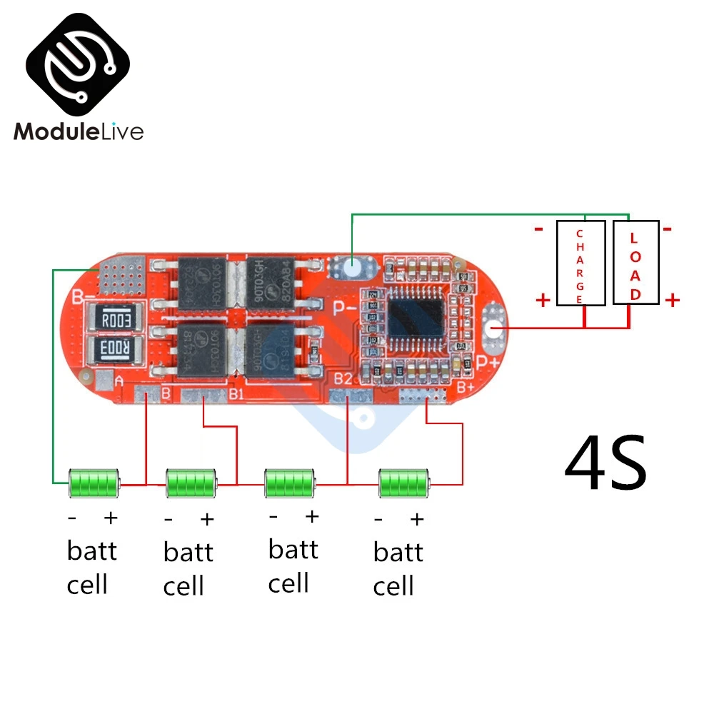 3 S/4S/5S 25A 3S 12,6 V 4S 16,8 V 5S 21V 18650 BMS литий-ионная батарея защитная схема плата для зарядки Модуль PCM полимерный