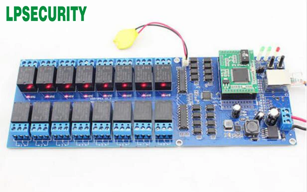 USR R16 T промышленное реле Ethernet 16 канальный пульт дистанционного управления