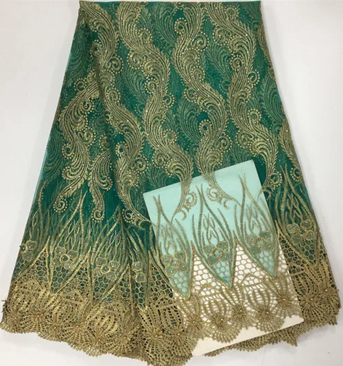 Нигерийские ткани шнурка для свадьбы 2017 Африканский органзы кружевной нового