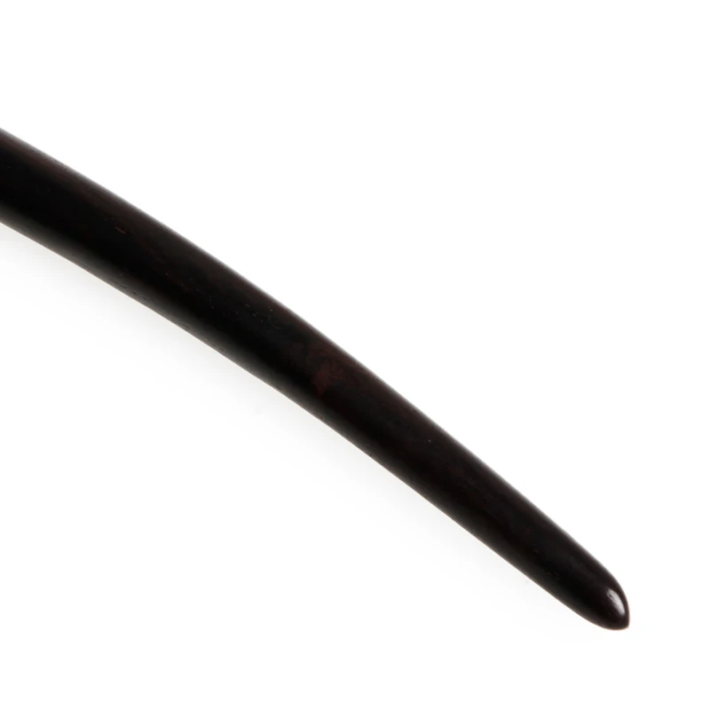 

Chinese Classic Ancient Handmade Black Ebony Dish Made Wood Hairpin Hair Sticks