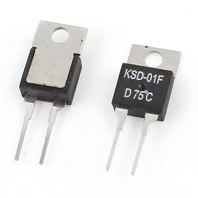 

Термостат KSD-01F H75C 75C N.C, 2 шт.