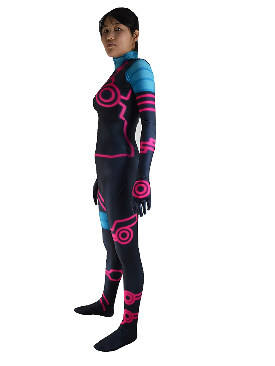 Новинка 2016 Женский костюм супергероя с 3D принтом косплей игра для всей полноты