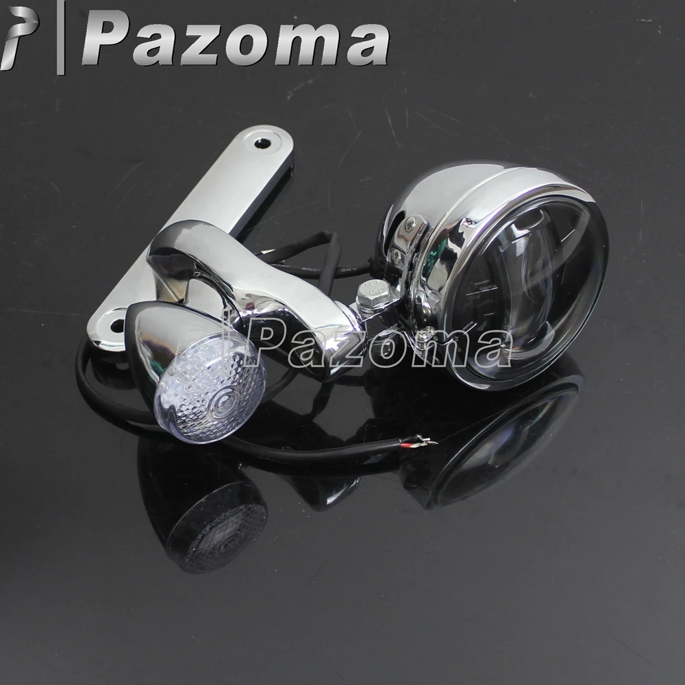 Мотоцикл светодиодный кронштейн вспомогательный светильник комплект поворотов