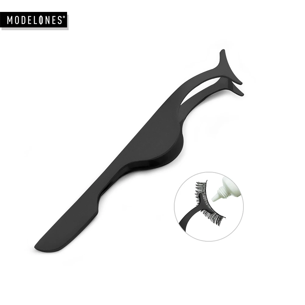 Modelones 1 шт. пинцеты для накладных ресниц инструменты макияжа щипцы завивки и