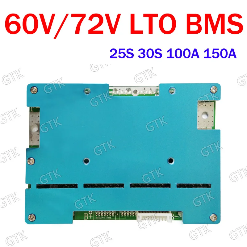Защитная плата PCM для литиевых батарей 25S 60V 100A 150A LTO BMS 30S 72V 100A 150A 2,3 V серии 30 для 60V аккумулятор лто