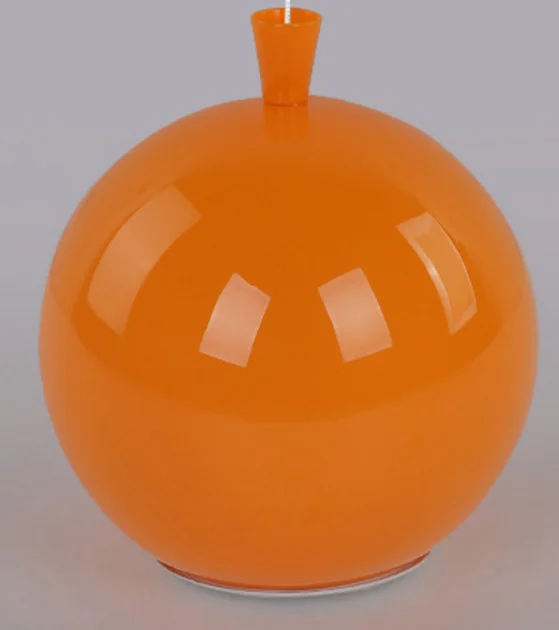 orange Новинка, Детские светодиодные потолочные светильники, приспособление для детской спальни, акриловый абажур, шар, цветная лампа с выключателем, домашний декор E27 - Цвет корпуса: orange