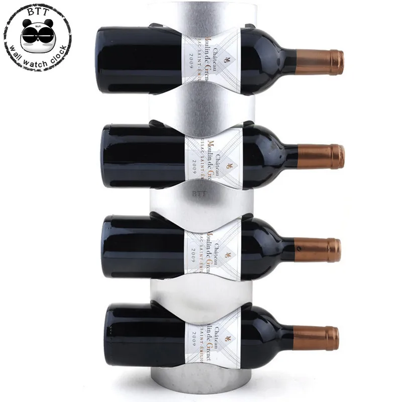 Креативная Винная стойка для дома и бара держатели винных бутылок настенная