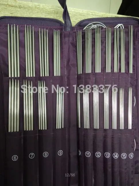 Новинка спицы для вязания набор алюминиевых спиц одинарные и двойные круговые