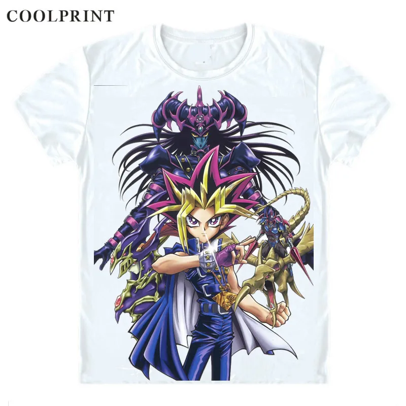 Футболка Yami Yugi Dark Мужская Повседневная рубашка с рисунком дуэли монстров Юу-Ги-о