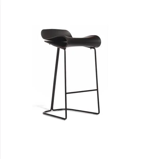 Стул столовой Розничная кафе дома гостиная стула pp сиденье желтый Черный и белый