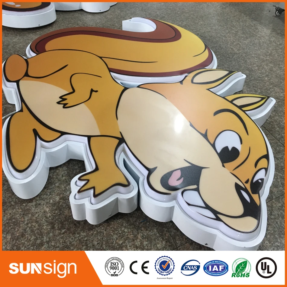 Уличный Водонепроницаемый светодиодный светильник тбокс с объемными буквами