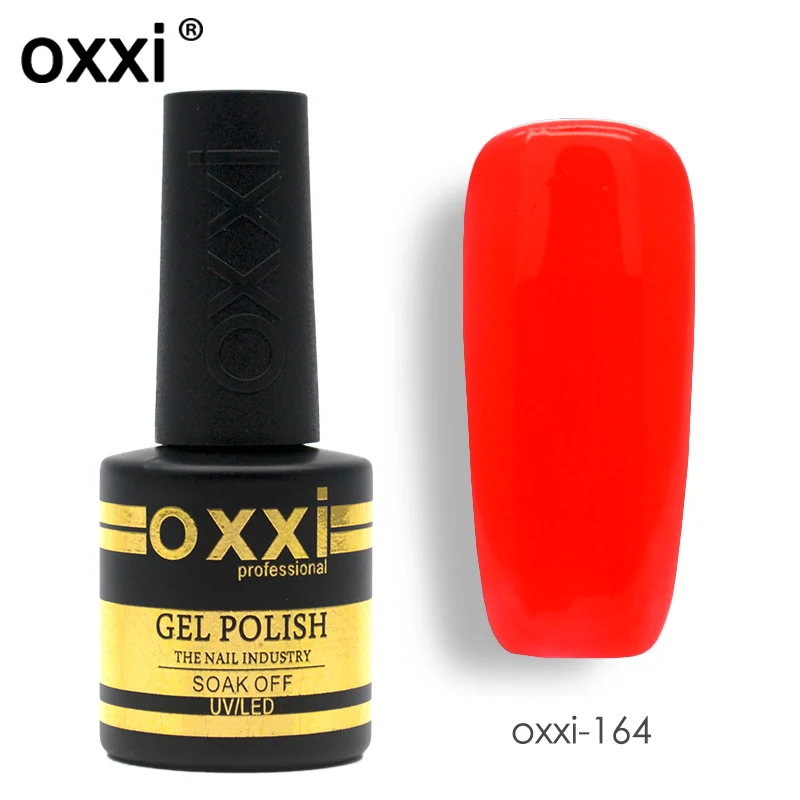 OXXI 8 мл Лак для ногтей резиновый базовый слой и верхнее покрытие гель лак без протирания Топ для ногтей полуперманентный УФ гель лак дизайн ногтей - Цвет: 8ml-164