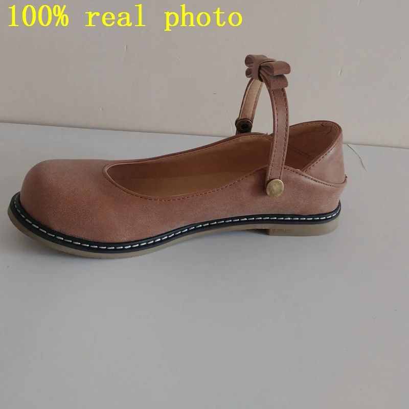 ORCHA LISA/Женская обувь милые туфли с бантом на плоской подошве бантиком заклепками