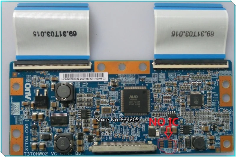 Бесплатная доставка новый оригинальный T con T370HW02 VC CTRL BD 37T04 C0G COG без IC для 32 дюймов 37
