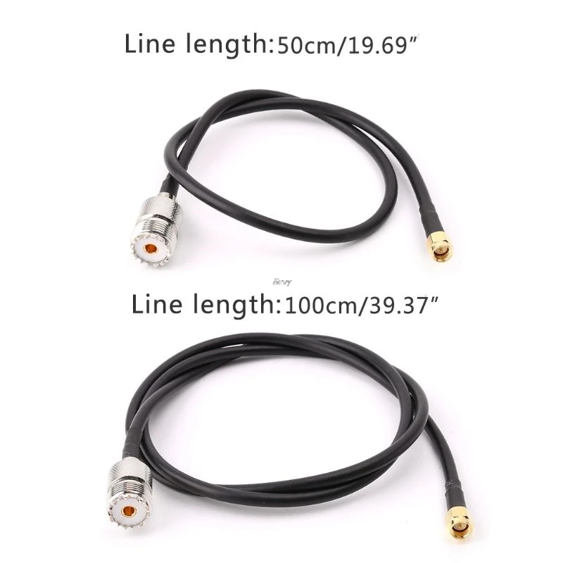Кабель СВЧ SO239 гнездовой к SMA Гнездовой прямой RG58 РЧ коаксиальный кабель в
