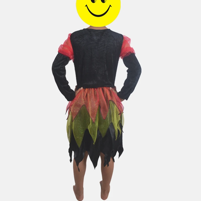 Free shipping Halloween costume witch clothes Children's Day cosplay | Тематическая одежда и униформа