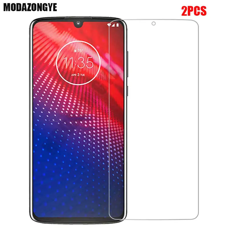 Защитное стекло для Motorola Moto Z4 закаленное 2 шт. | Мобильные телефоны и аксессуары
