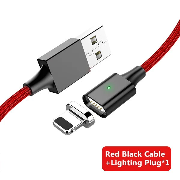 1 Cable 1 IOS plug NOHON USB Магнитный зарядный кабель для iphone 10 X XS MAX XR Синхронизация данных Магнитная Быстрая зарядка для iphone 8 7 6S 5 5S Plus SE 1 м 2 м - Цвет: 1 Cable 1 IOS plug