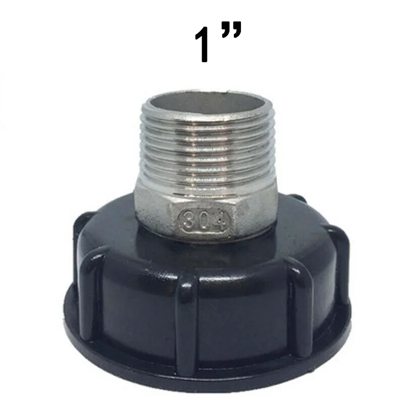 60 мм резьба IBC адаптер резервуара S60X6 для крана 1/2 &quot3/4&quot 1 &quotЗамена клапана