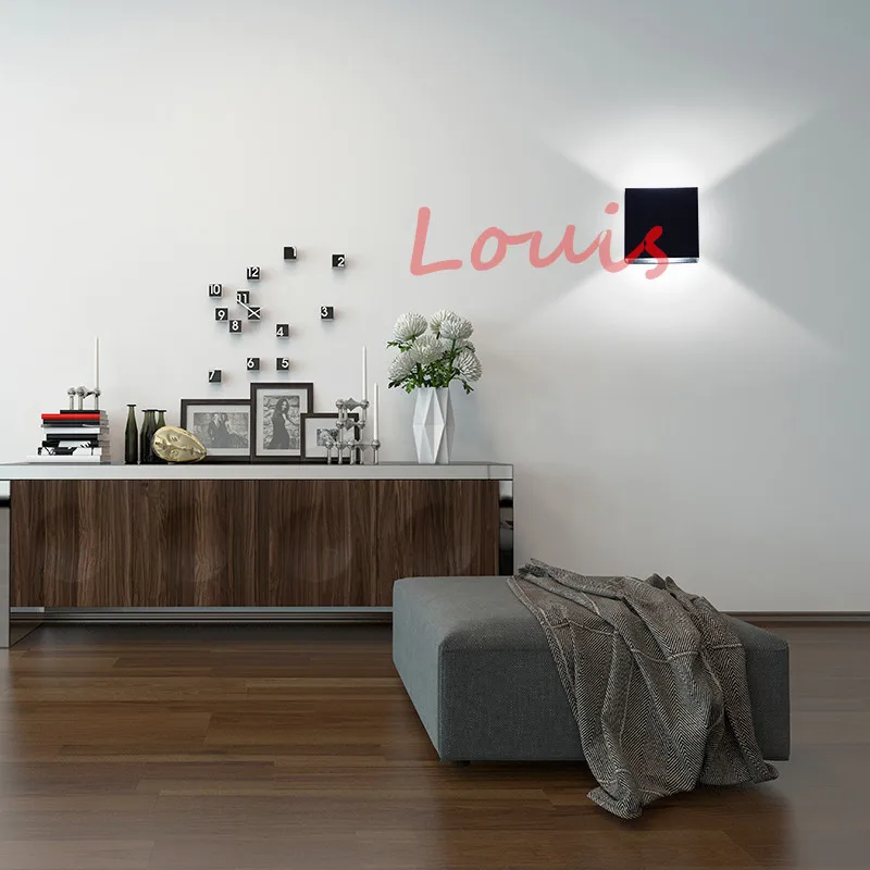 Настенный светодиодный светильник 6 Вт 110 В 220 2x3 Вт|Комнатные настенные LED -лампы| |