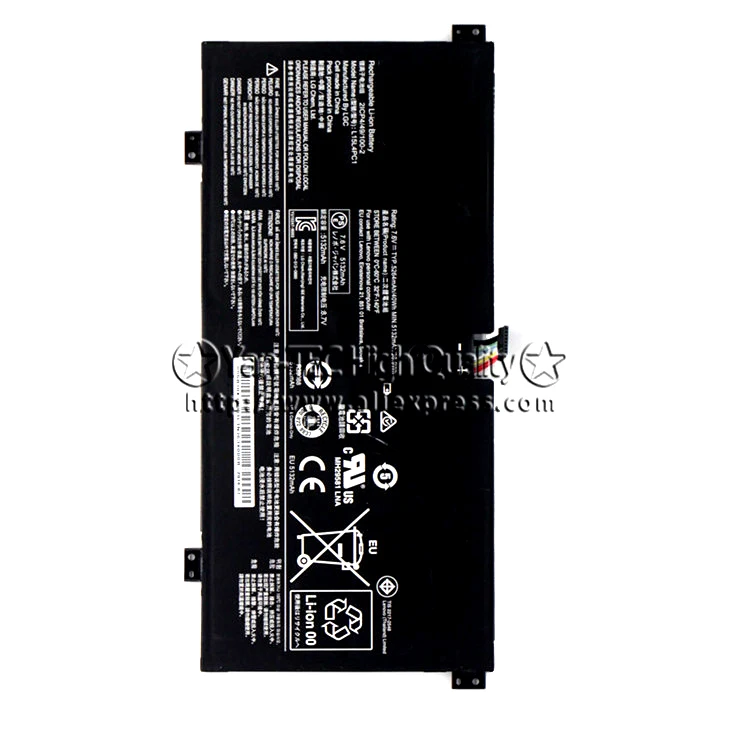 7,6 V 40Wh аккумулятор L15L4PC1 для lenovo Yoga 710 711 L15M4PC1