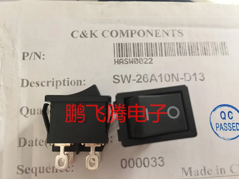 Оригинальный новый 100% Φ Высокоточный клавишный выключатель 4pin 2gear питания