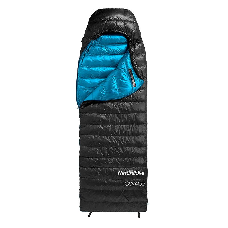 Naturehike CW400 спальный мешок с белым гусиным пухом, зимний теплый спальный мешок s NH18C400-D