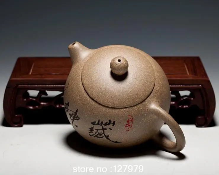 Сырая руда Yixing Zisha высококачественный чайник xishi 200 куб. См пурпурная глина пуэр