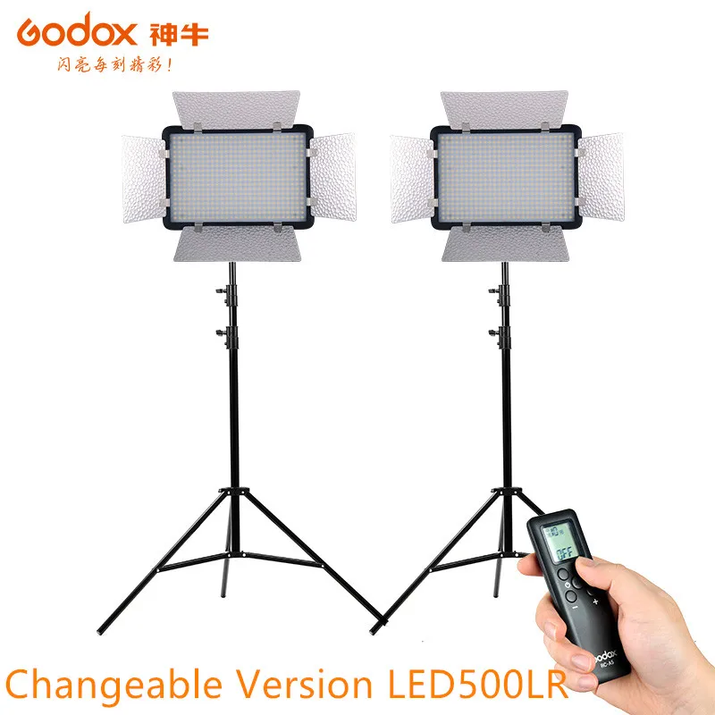 Godox LED500LRC Сменные версия led studio видео с белый диффузор и пульт дистанционного