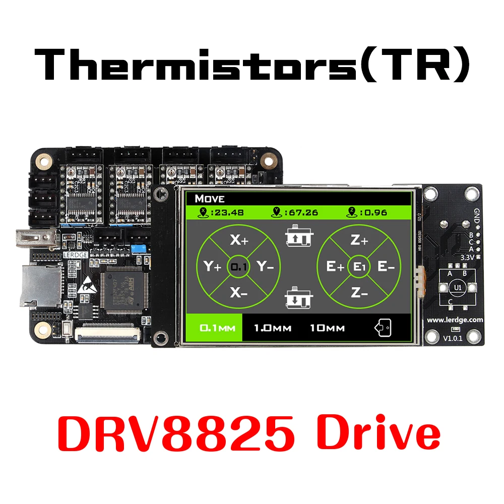 LERDGE X 3D принтеры Управление Доска для Reprap материнская плата с ARM 32Bit 3 5 &quotсенсорный