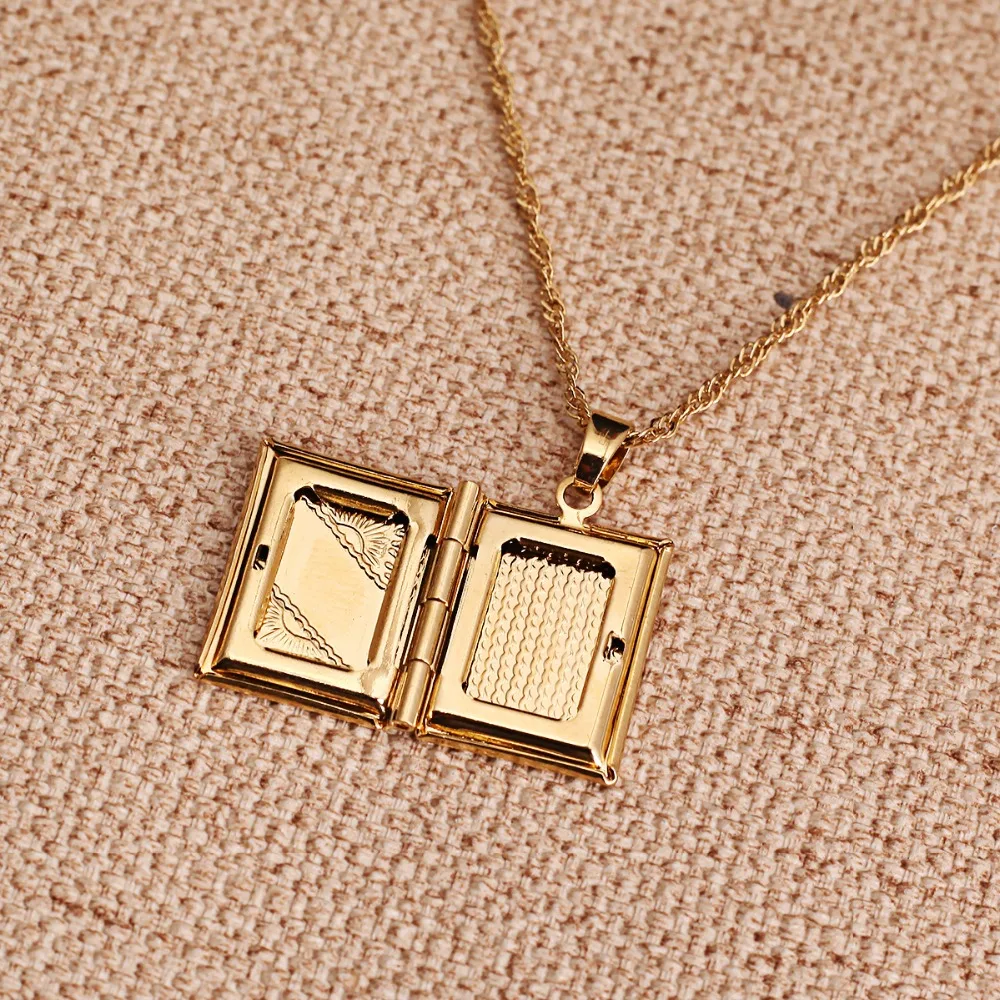 Allah исламское ювелирное ожерелье для женщин и мужчин золотого цвета винтажный