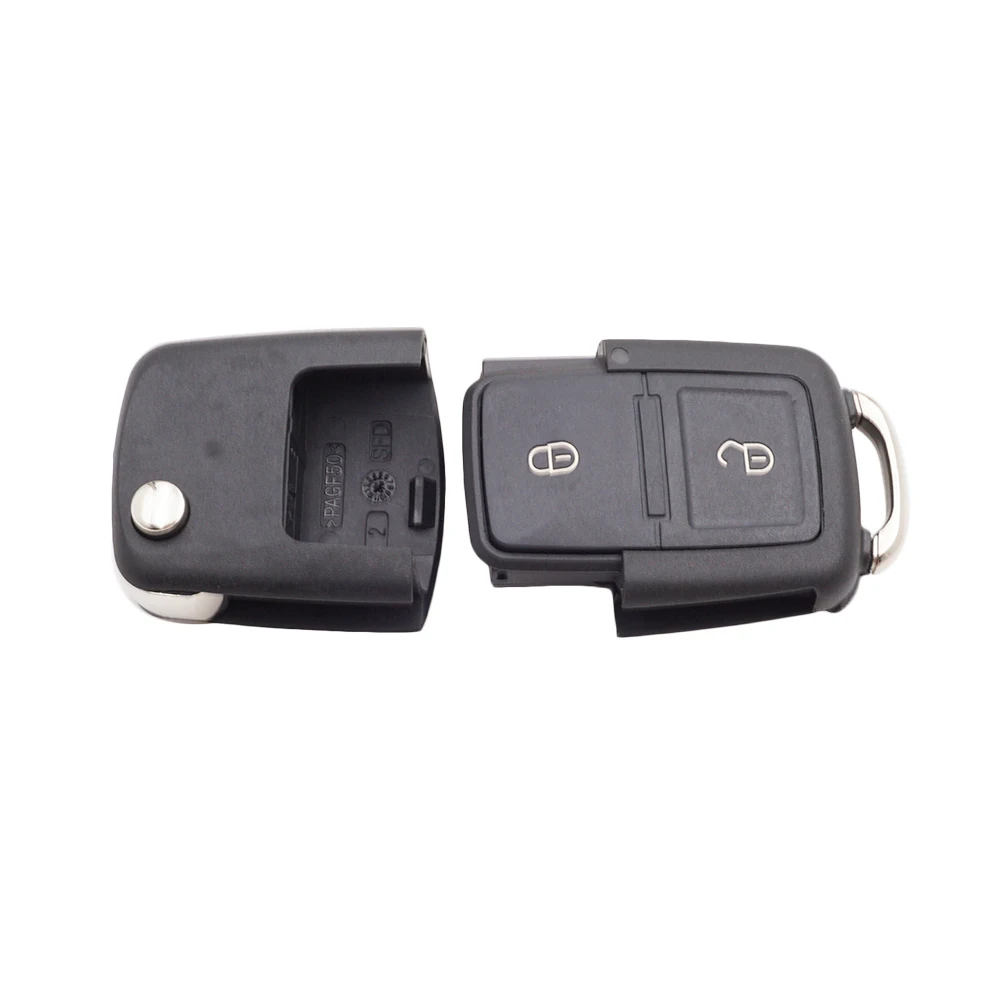 Cocolockey Складной флип-ключ оболочка Автомобильный ключ для vw golf 4 5 passat b5 b6 polo touran seat