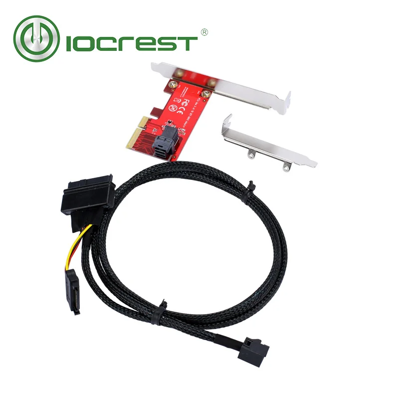 PCIe мини PCIe для U.2(SFF-8643) Gen 3/4-канальная карта