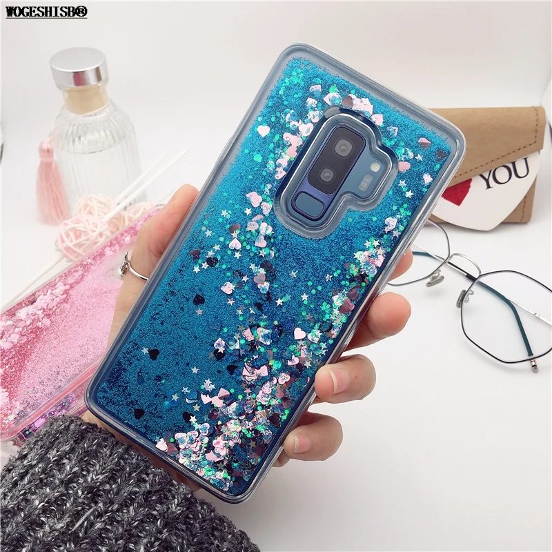 Blue Heart Жидкий чехол для huawei Honor 6A 7A 5X 6X 6C Pro 7C 7X8 9 10 Lite 9i V8 V9 играть V10 Коврики 7 8 9 10 Pro Мягкая силиконовая крышка для воды - Цвет: Blue Heart